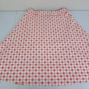 Bushwacker Womens Skirt 8 Pink Off White Cream